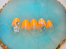 ハイビスカスネイル