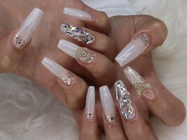 ロング☆スカルプネイル