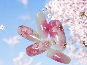 濃ピンク桜