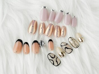 リュクス 千葉店(Luxe)の写真/アートの種類を豊富にご用意◎シンプル～こだわりアートまでお任せください♪モチもよく満足の仕上がりに★