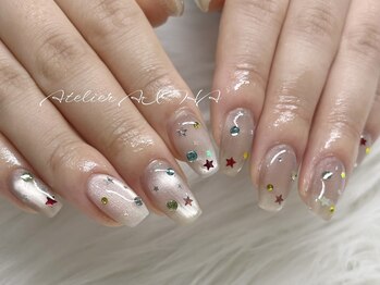 カラフルネイル/星ネイル