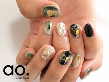 アオ おもろまち(ao.)/85min/ニュアンス Nail ao.沖縄