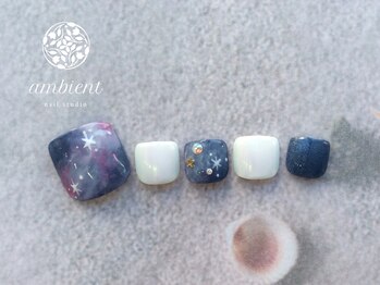 ネイルスタジオ アンビエント 表町店(Nail Studio ambient)/フットネイル10800円