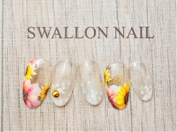 スワロンネイル(SWALLON NAIL)/７・８月定額ネイル