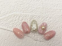 ラウレアネイル(Laule’a Nail)/【定額】ぷっくりフラワーネイル