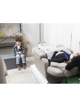 お子様同伴OKのサロン