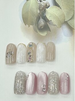 クレアネイル 高崎ウニクス店の写真/シンプル可愛い系～トレンド系まで豊富なデザイン数★もち良くキレイなネイルは『クレアネイル』にお任せ★