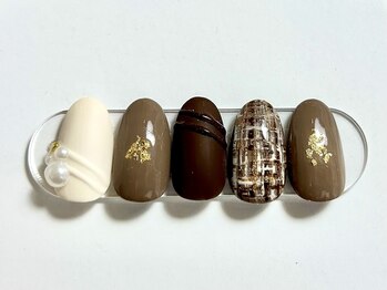 プラスチッタ(hair make salon plus citta')/ツイードネイル
