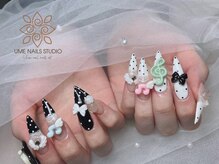 ウメネイルスタジオ(UME NAIL STUDIO)/長さだしやり放題×つけ放題