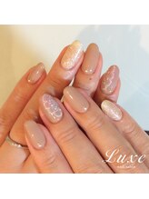 ネイルサロンリュクス (nailsalon Luxe)/レース×オーロラネイル