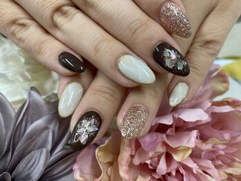 ディーネイル 天王寺(D-nail)/【田坂】くすみnail☆