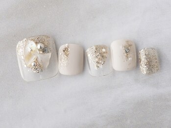 ネイルプラザ 河原町OPA店(NAIL PLAZA)/シェル×ニュアンスネイル