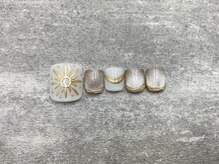 ルチア ネイルアンドアイラッシュ 元今泉店(Lucia)/フット定額　オフ込￥9100