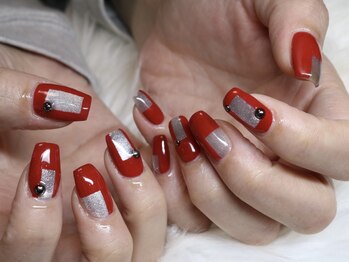 ヴィエル ネイル(VIEL NAIL)/今季人気カラーで囲みネイル♪