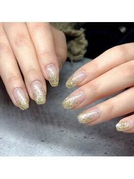 カプチーノ(cappuccino)/ラメグラデーション