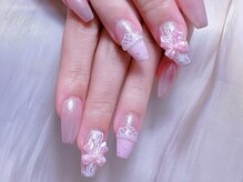 クイーンズネイルサロン(Queen's nail salon)/持ち込みデザインチップ長さだし