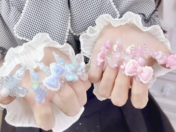 メイプルジェム(Maplegem)/ゆめかわゴテゴテネイル