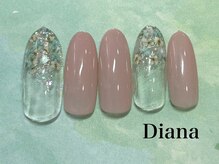ディアナ ひたちなか高場店(DIANA)/定額ネイル　7,700円　A-136