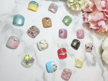 アイボリー(ivory)/フットネイル