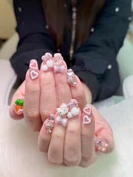 ラッキーネイル(lucky nail)/持ち込みデザインつけ放題