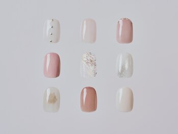 アンジェリカミッシェル 田町店の写真/ご新規様オフ無料。爪に優しく、美しい手元に。ワンポイントアートの定額コースで素敵なオフィスネイルを。