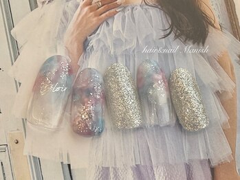 マニッシュ(Manish)/タイダイネイル