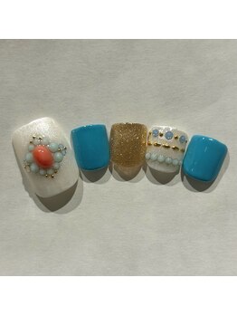 ニーマルニ ザ ビューティー(202 the beauty)/フットジェルデザイン