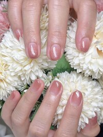 グラデーション、シンプルネイル