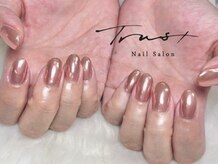 トラストネイル 佐野店(TRUST Nail)/ミラーワンカラーネイル