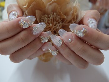 ネイルサロンミキ 横浜(MIKI)/オススメ♪手書きフラワークリア