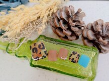 ネイルサロン&スクール ジーナ(GINA)/マットのレオパードがかっこいい