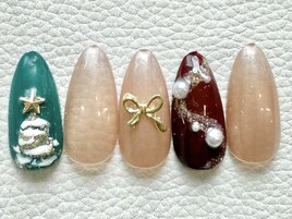 クリスマスネイル