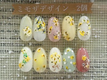 金木犀 札幌駅前店/ミモザデザインネイル