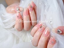 ワンホンネイルチークネイル