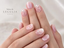 サロンドルクリア 銀座店(Salon de LUCULIA)の雰囲気（ブライダルネイルに人気なレースフラワー*:。*）