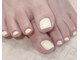 トゥルー ネイル アンド アイ 浦和店(TRU NAIL & EYE)の写真/秋、冬もまだまだフットが人気★シンプルで上品なフットカラー、マグネットワンカラーで決まる足元を♪