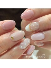 ツメカザリ 西金沢店(TsumekazaRi)/Sweet女子＊ドットネイル