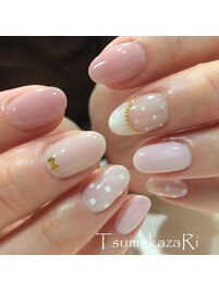 Sweet女子＊ドットネイル