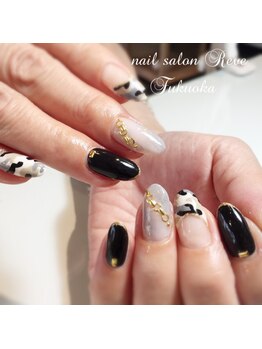 大人迷彩ネイル♪