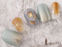 アイネイルズ 横浜WEST店(I-nails)/アースミラーニュアンス　8000円