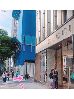 まつげエクステ専門店 アイラ 銀座店(EYELA)/～銀座駅B2出口からお店まで～