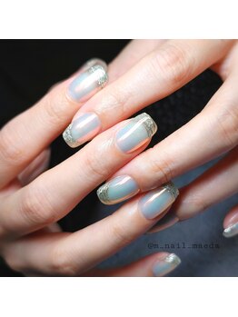 エムネイル(Ｍ)/_____透明感ニュアンスネイル