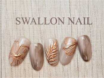 スワロンネイル(SWALLON NAIL)/７・８月定額ネイル