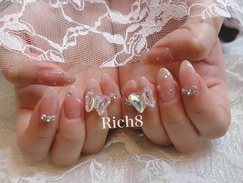 ネイルアンドまつげエクステ リッチエイト 原宿店(Rich8)/オーロラ蝶々ベイビーブーマー