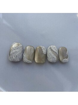 アオ 渋谷(ao.)/異素材ネイル