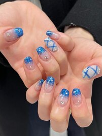 チェックネイル