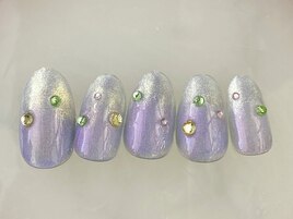 ミラーグラデーションネイル