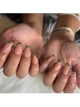 リノリー 仙台駅西口店(rinory)/ガラスフレンチネイル