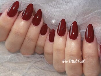ピオミエルネイル 新宿(pio miel nail)の写真/予算控えめでも妥協しないワンカラー4500円～可愛くなれるコスパ最強ネイル！プチプラメニュー多数！