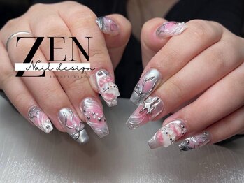 ゼン ネイル デザイン 池袋(ZEN NAIL DESIGN)/* 長 さだしやり放題×つけ放題